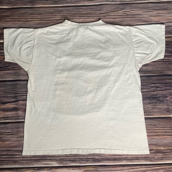 Vintage 1988 Elvis Presley T-Shirt Football Signature Puff Print USA XL RARE - Picture 8 of 13